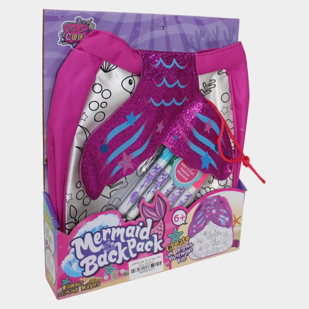 Mermaid Coloring Bag Set  5 Colors