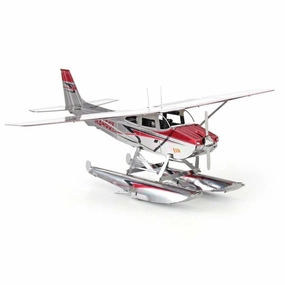 Metal Earth Toys Cessna 182 Floatplane Model
