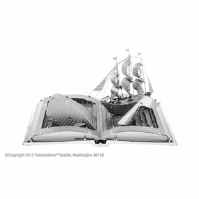 Metal Earth Toys Moby Dick Book Sculpture