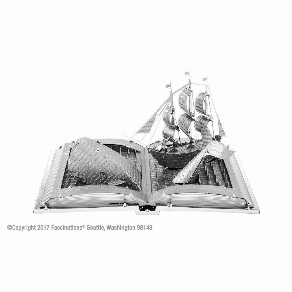 Metal Earth Toys Moby Dick Book Sculpture