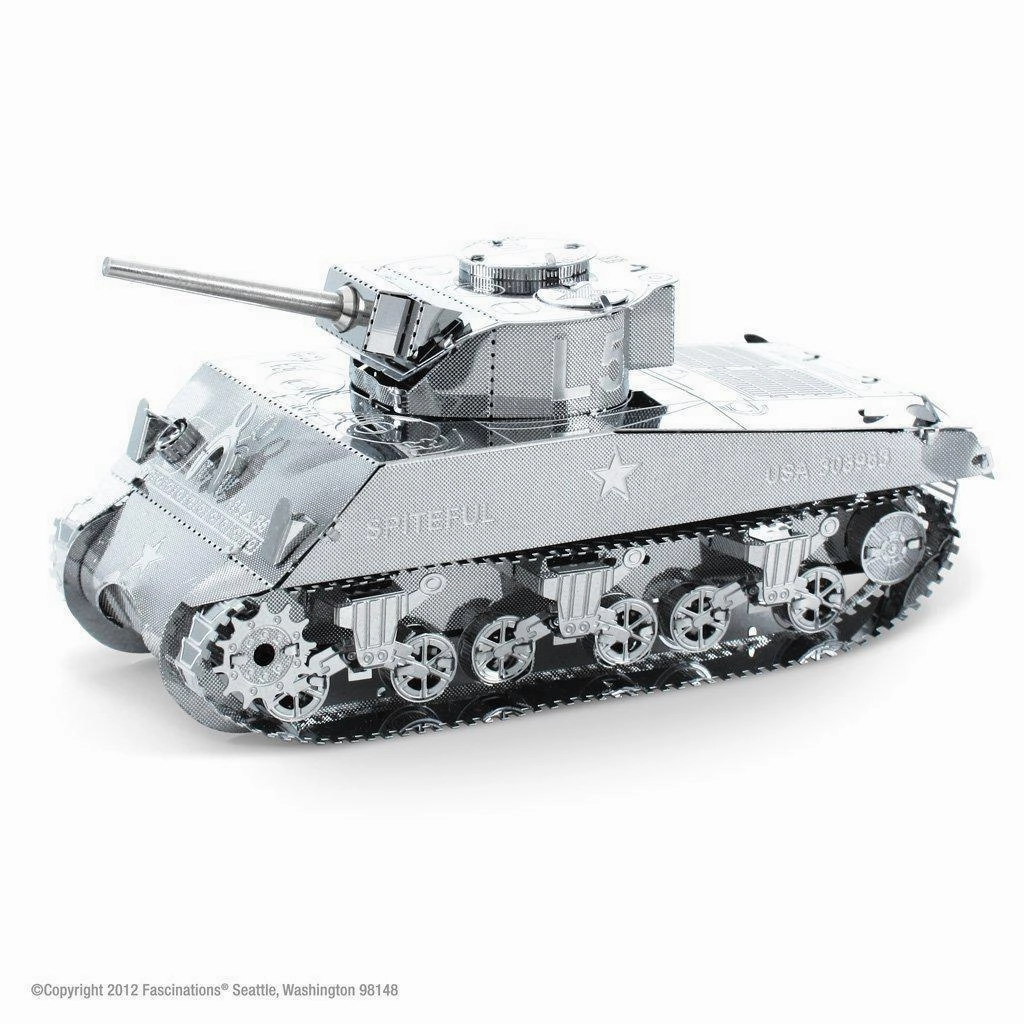 Metal Earth Toys Sherman Tank
