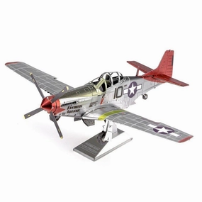 Metal Earth Toys Tuskegee Airmen P-51D Mustang Model