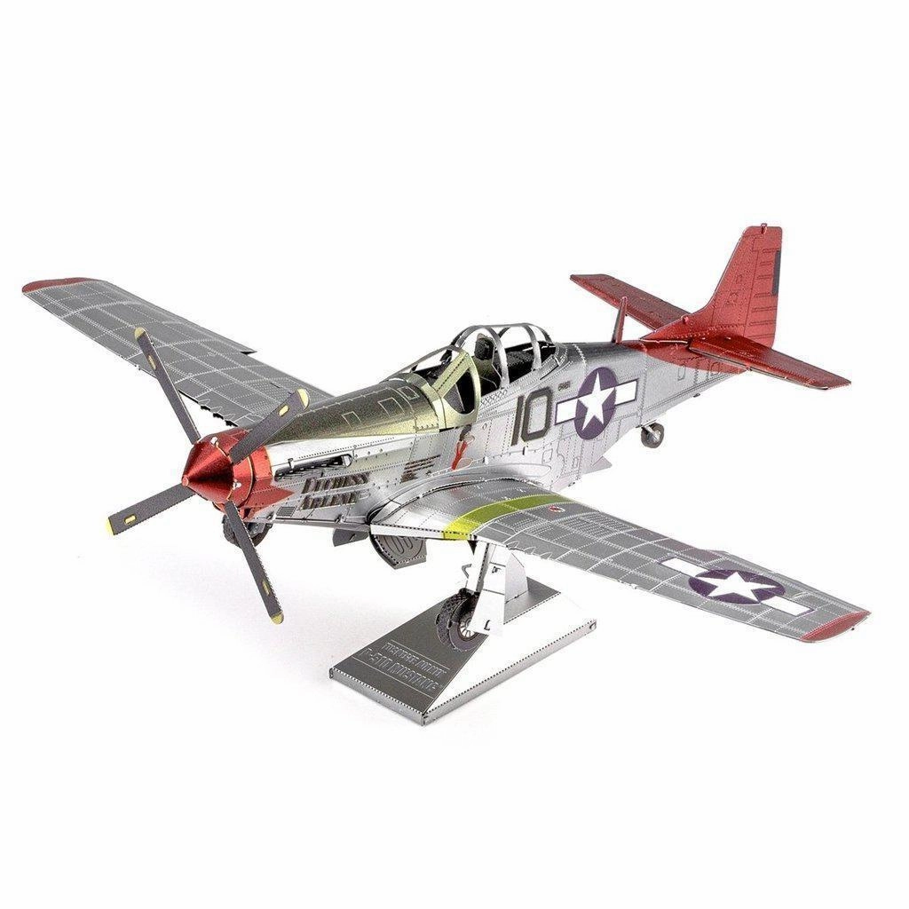 Metal Earth Toys Tuskegee Airmen P-51D Mustang Model