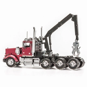 Metal Earth Toys Western Star 4900 Log Truck Model