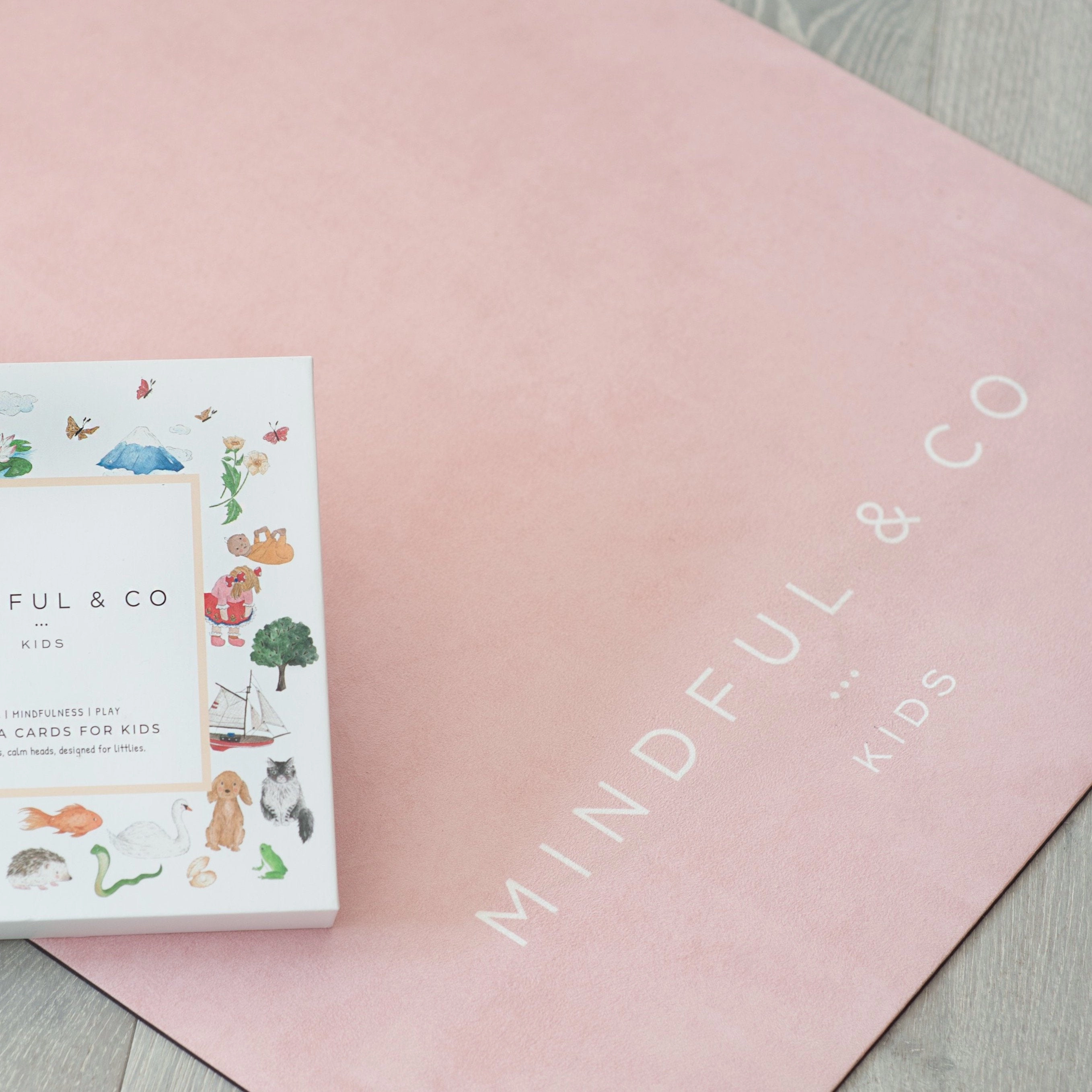 Mindful & Co Kids Luxe Kids Yoga Mats Coal