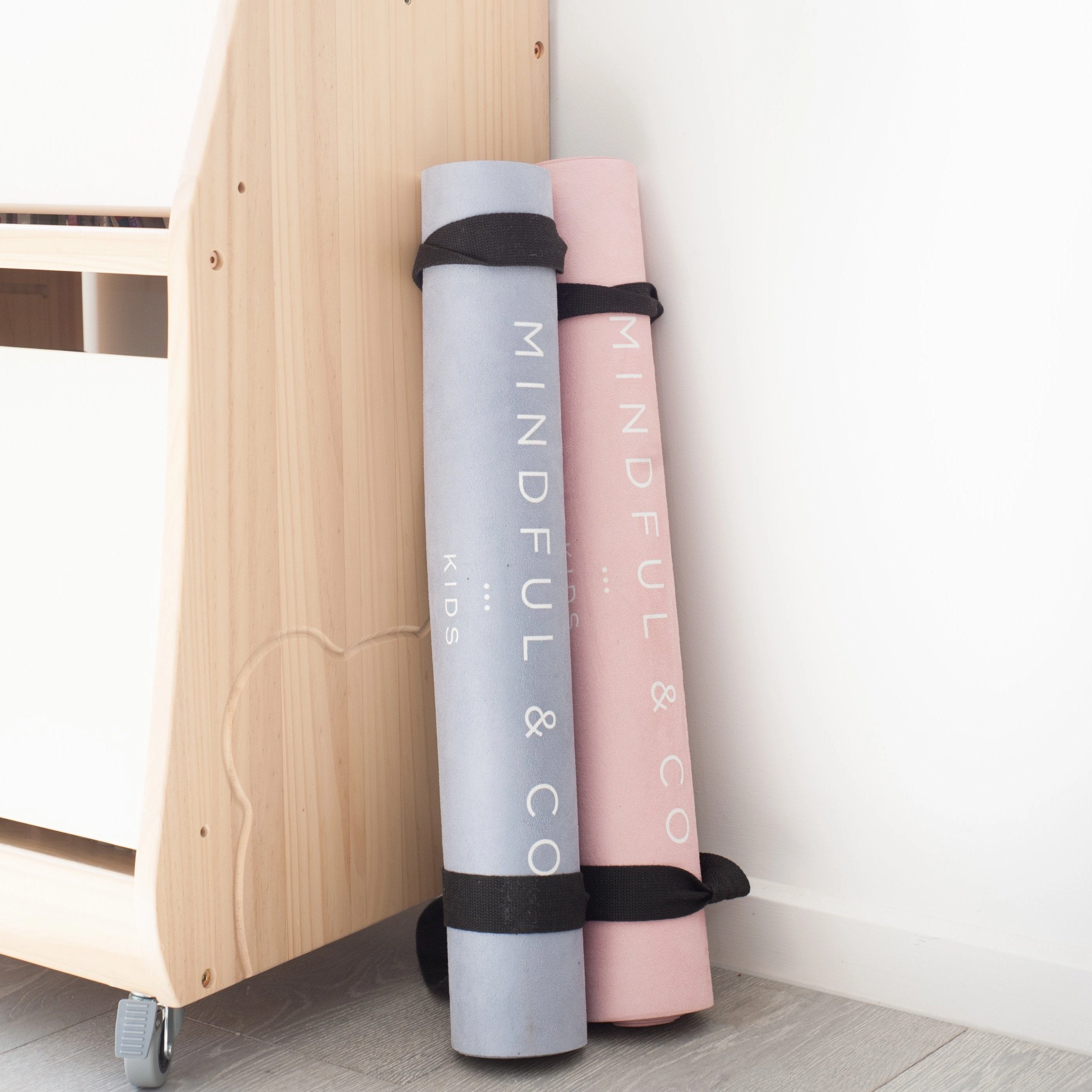 Mindful & Co Kids Luxe Kids Yoga Mats Coal