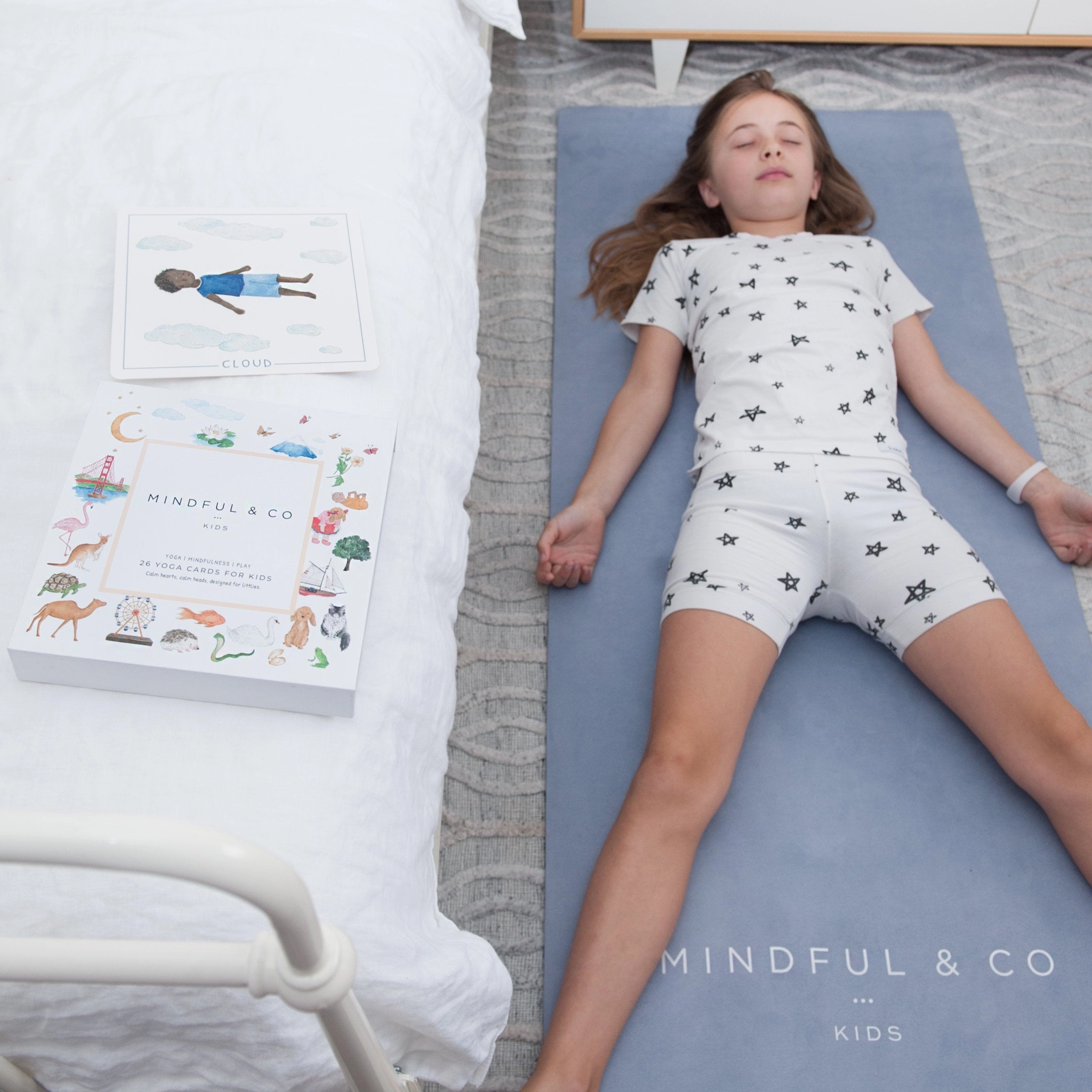 Mindful & Co Kids Luxe Kids Yoga Mats Coal