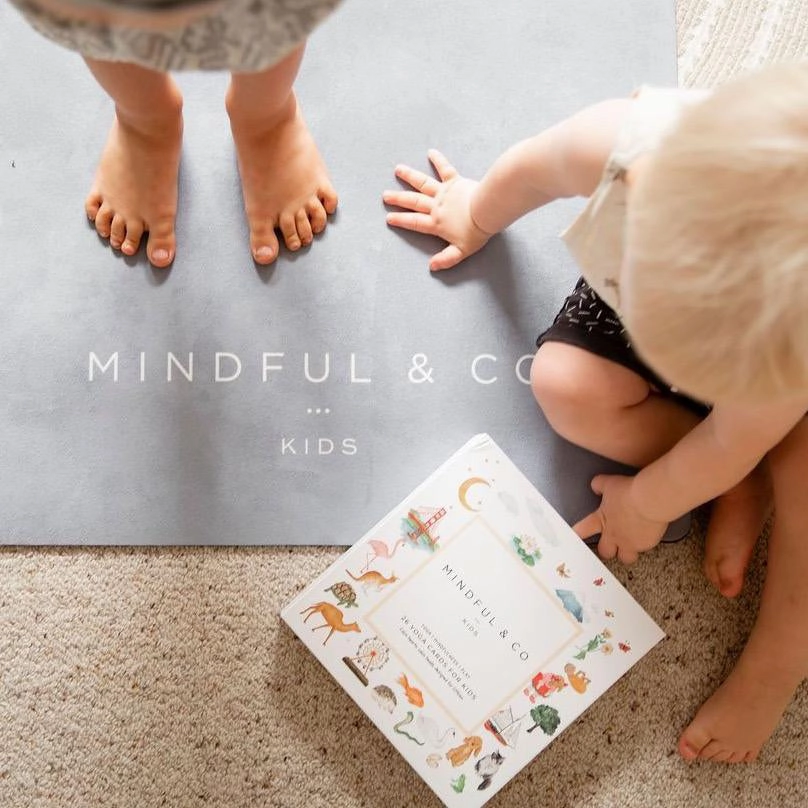 Mindful & Co Kids Luxe Kids Yoga Mats Coal