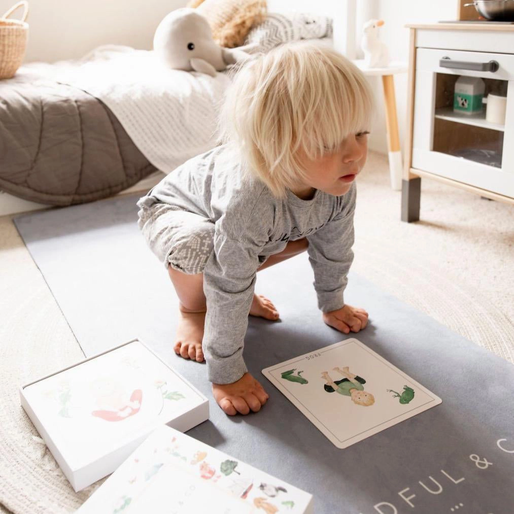 Mindful & Co Kids Luxe Kids Yoga Mats Coal