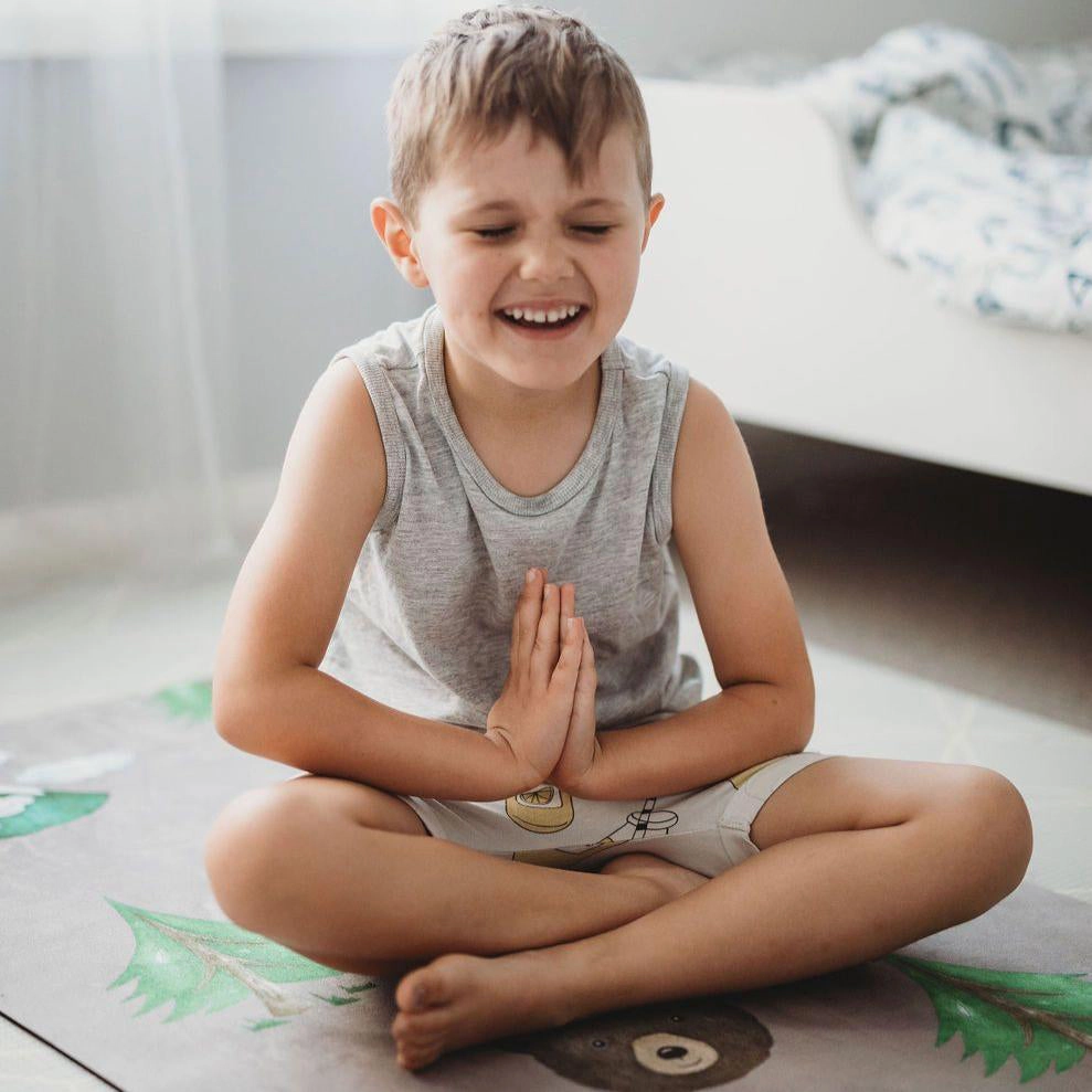 Mindful & Co Kids Luxe Kids Yoga Mats Dino