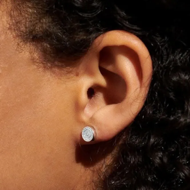Boucles d'oreilles plaquées argent avec mini charmes 7052 Joma Jewellery