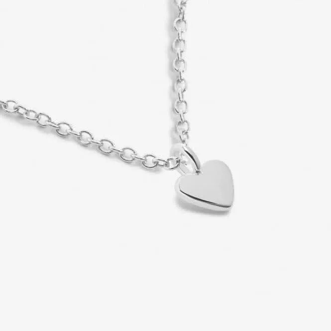 Mini Charms Cœur en Argenté 46cm   Collier 5cm 7045 Joma Jewellery
