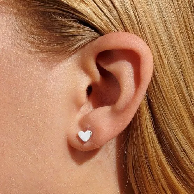 Boucles d'oreilles Mini Cœurs en Argent Or et Or Rose 7059 Joma Jewellery