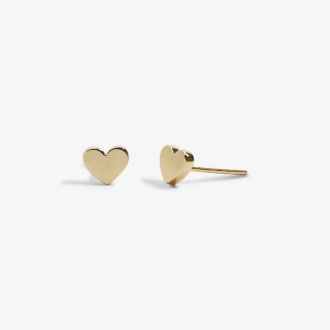 Boucles d'oreilles Mini Cœurs en Argent Or et Or Rose 7059 Joma Jewellery