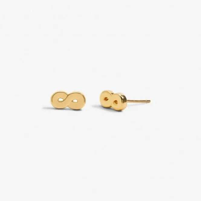 Boucles d'oreilles Mini Charms plaquées or infini 7056 Joma Jewellery