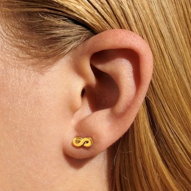 Boucles d'oreilles Mini Charms plaquées or infini 7056 Joma Jewellery
