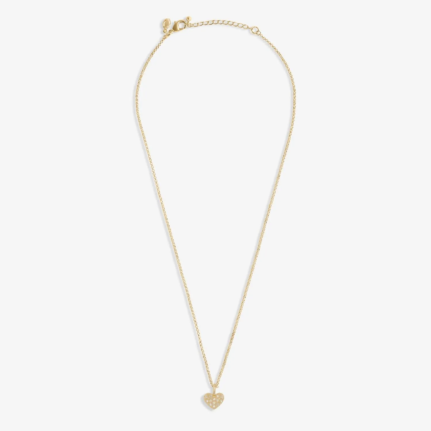 Collier Cœur Pavé Mini Charmes Doré à l'Or 7632 Joma Jewellery