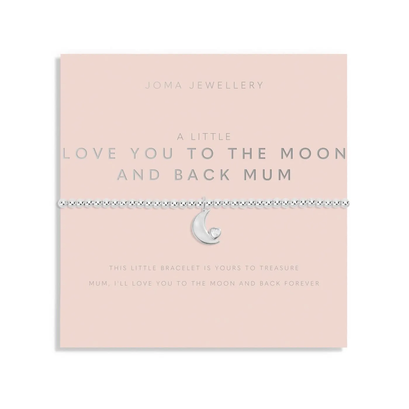 Bracelet Maman Un Petit Amour Jusqu'à la Lune et Retour Journée de la Mère 8514 Joma Jewellery