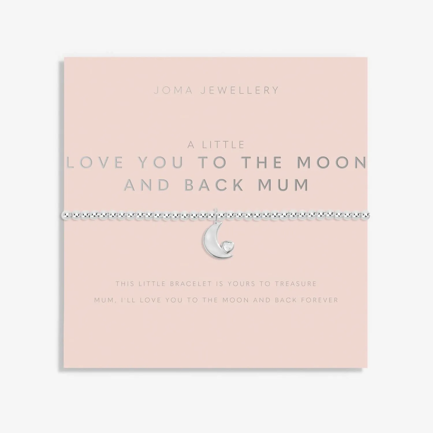 Bracelet Maman Un Petit Amour Jusqu'à la Lune et Retour Journée de la Mère 8514 Joma Jewellery