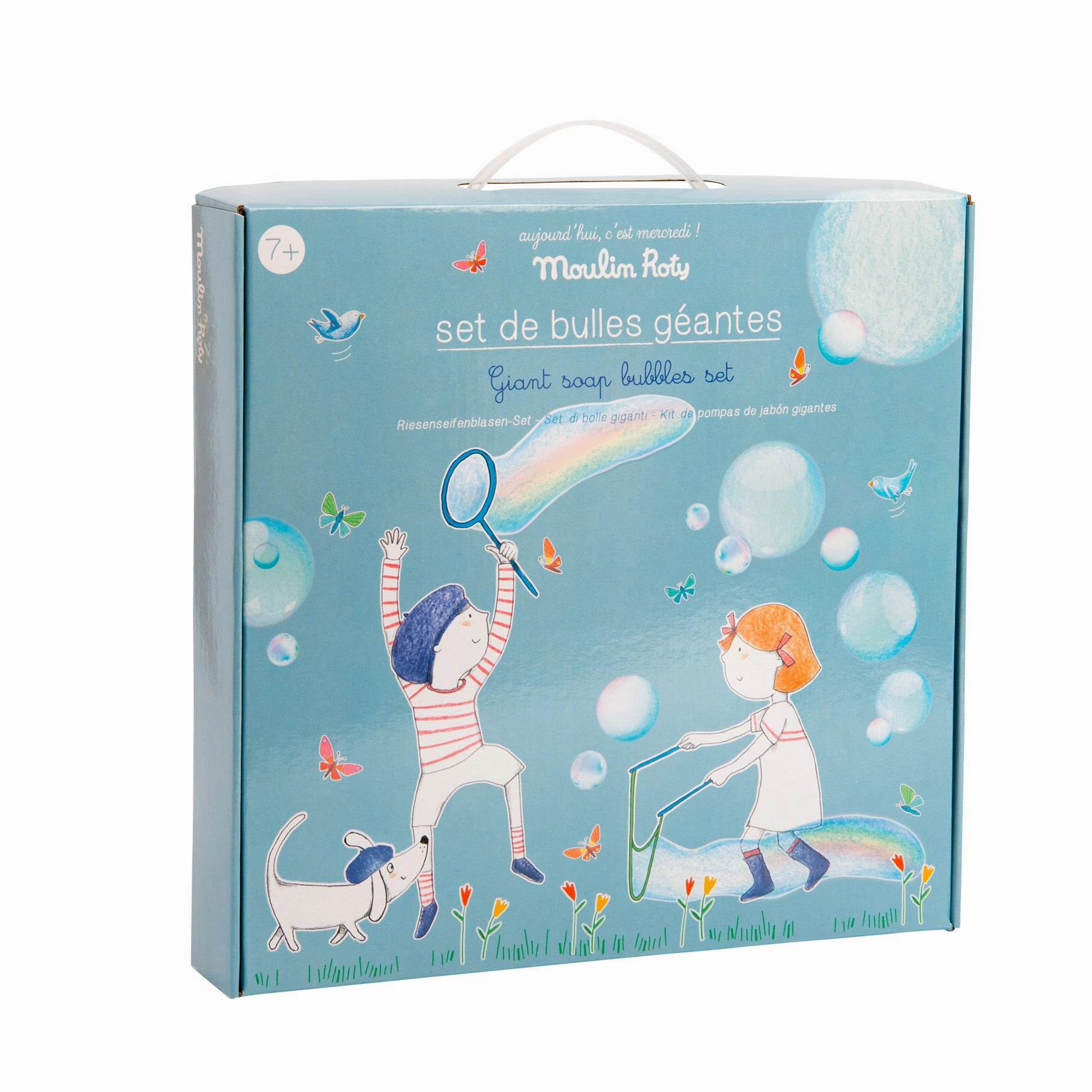 Moulin Roty Aujourd'hui C'est Mercredi Giant Soap Bubbles Set