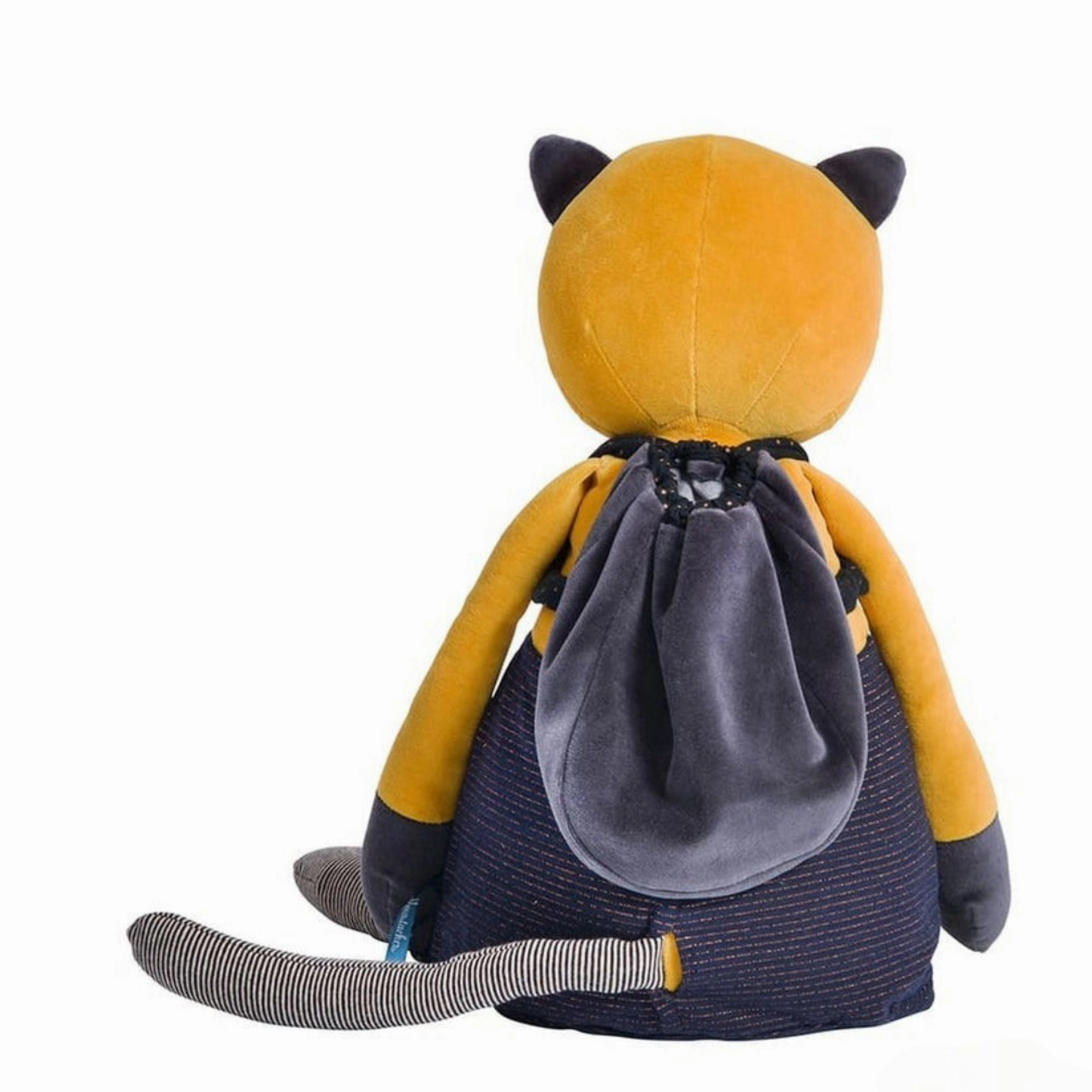 Moulin Roty Les Moustaches Giant Cat Mustard