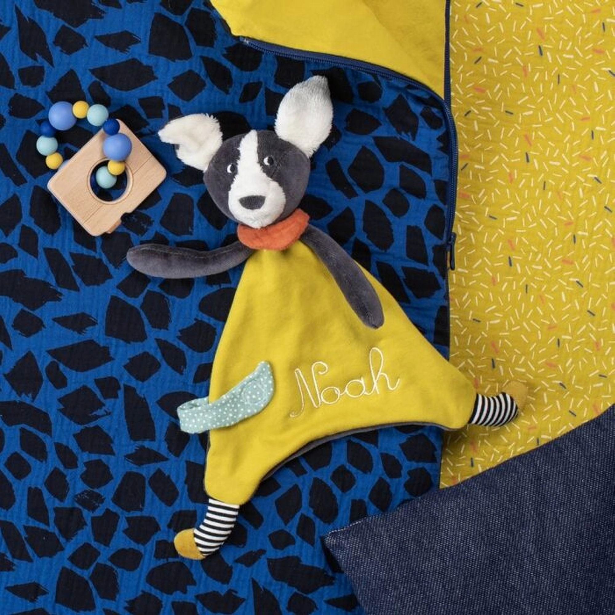 Moulin Roty Puce & Pilou Baby Comforter Puce
