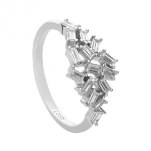 Bague à éclats multi-baguettes R3783 Diamonfire Joaillerie