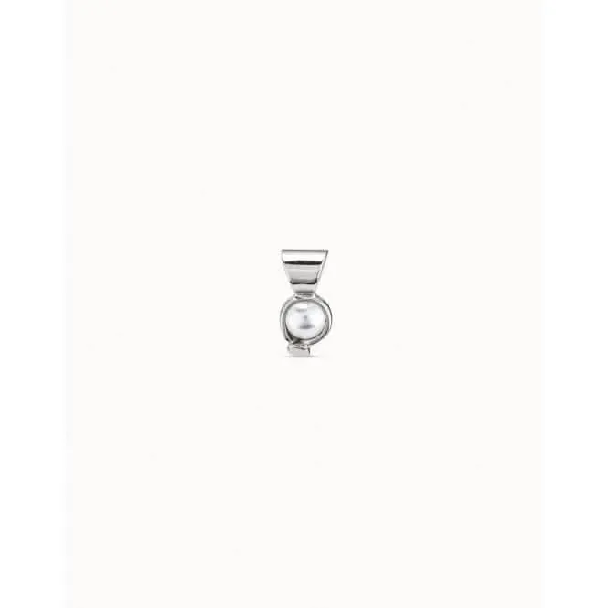Mon Charme Coquille de Perle Blanche de Lune CHA0136BPLMTL0U Unode50 Bijoux et Accessoires