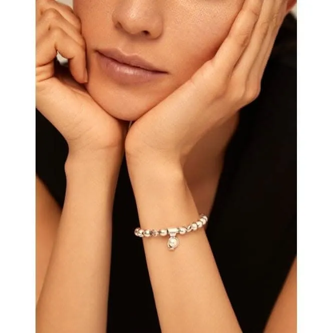 Mon Charme Coquille de Perle Blanche de Lune CHA0136BPLMTL0U Unode50 Bijoux et Accessoires
