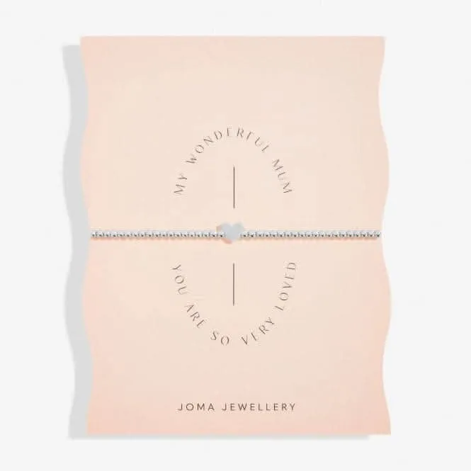 Ma Merveilleuse Maman Tu Es Tant Aimée Bracelet en Argenté 17,5cm 6778 Joma Jewellery