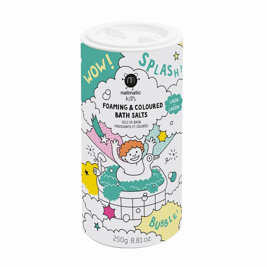 Nailmatic Foaming and Coloured Bath Salts - Lagoon