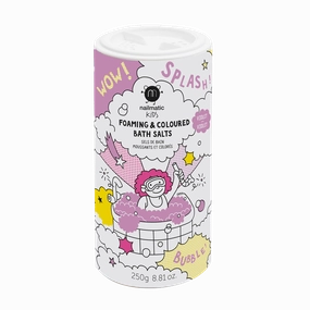 Nailmatic Foaming and Coloured Bath Salts - Violet