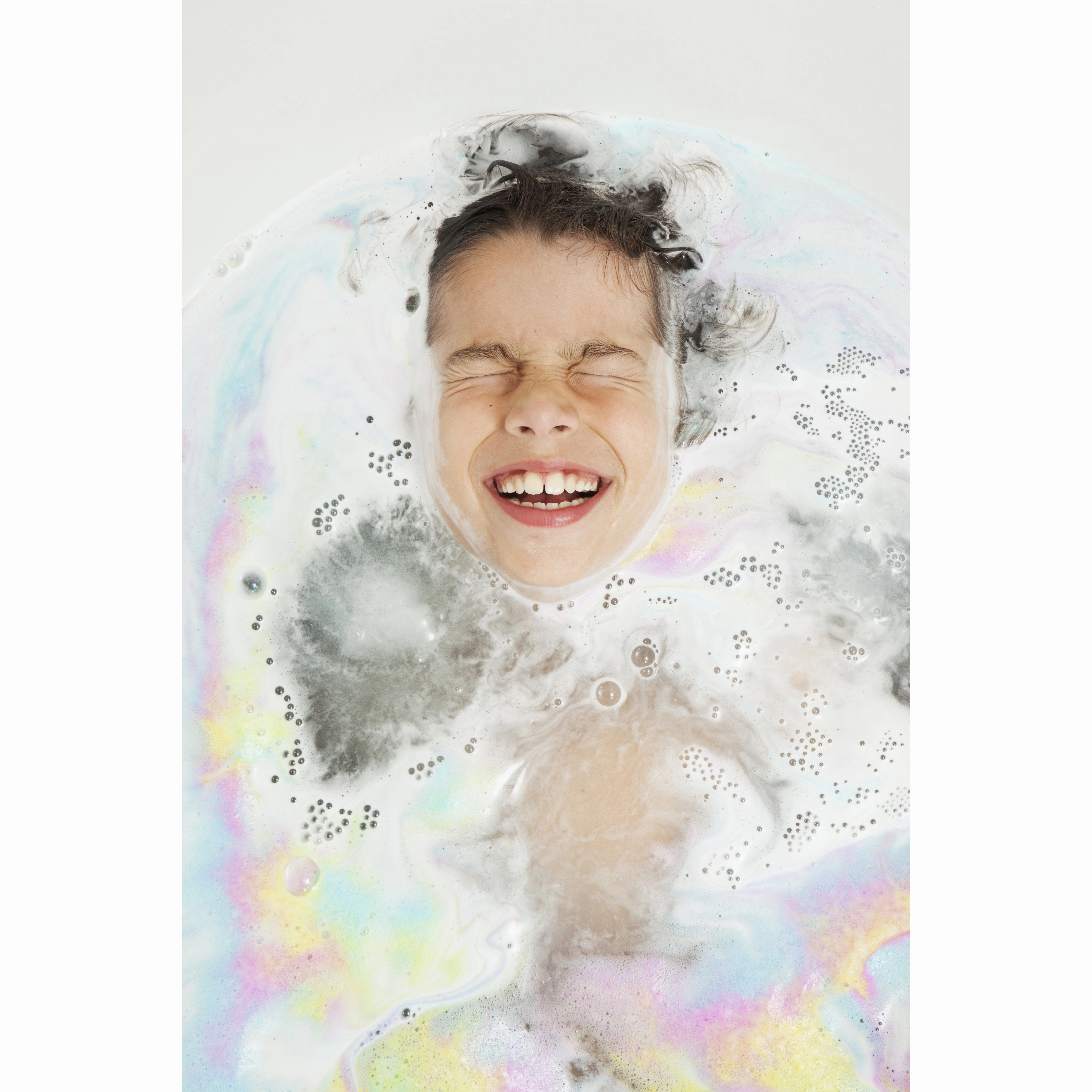 Nailmatic Kids Colouring Bath Bomb For Kids - Pulsar - Purple/Yellow/Blue