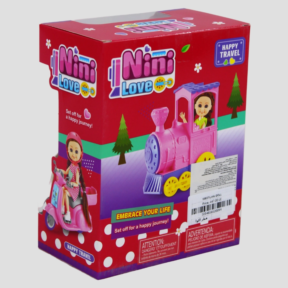 Nini Love Little Doll  Aqua Train