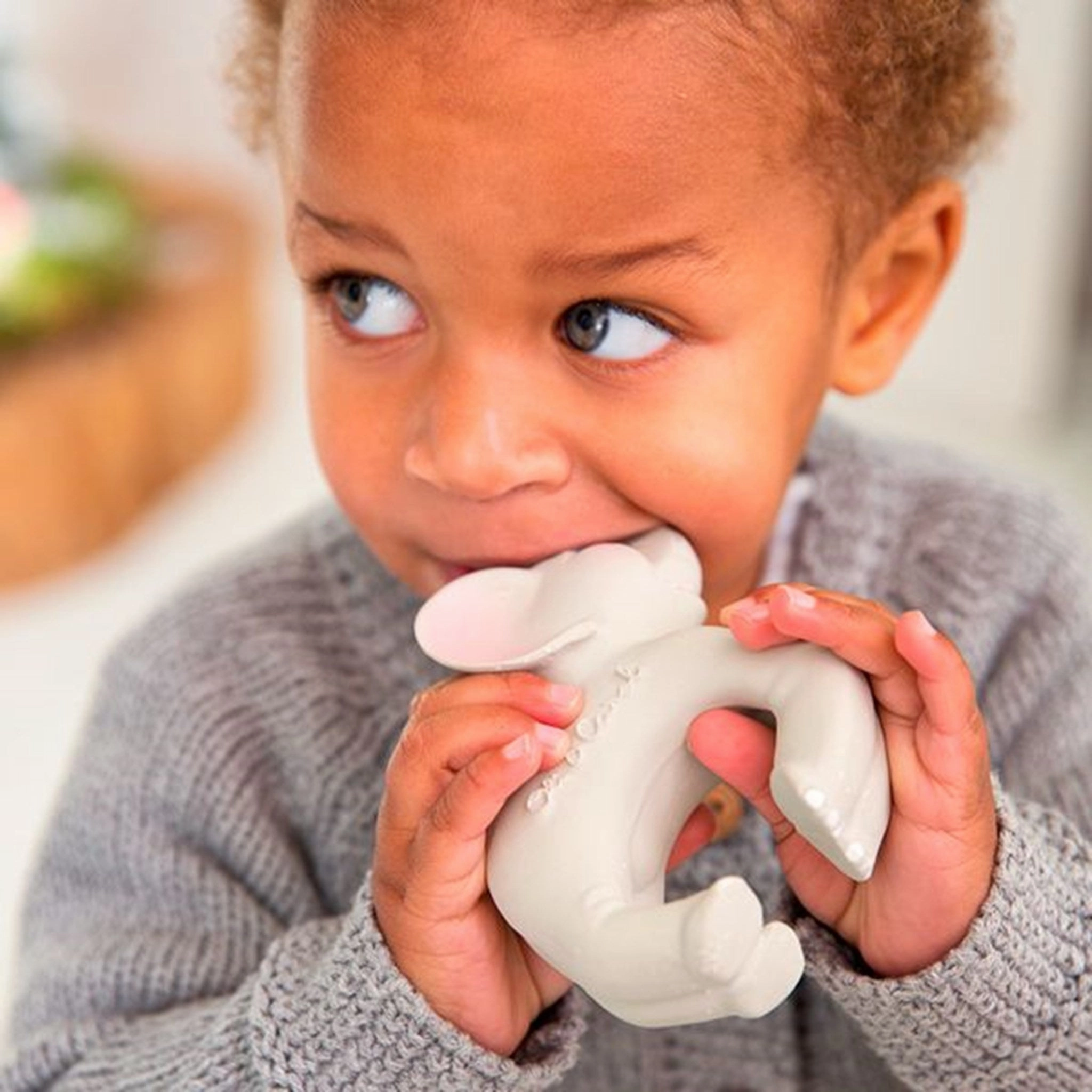 Oli & Carol Bracelet in Nature Rubber Nelly the Elephant