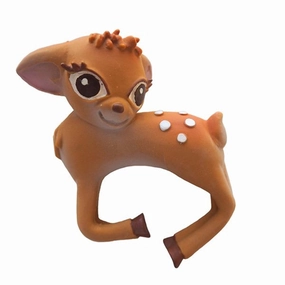 Oli & Carol Bracelet in Nature Rubber Olive the deer