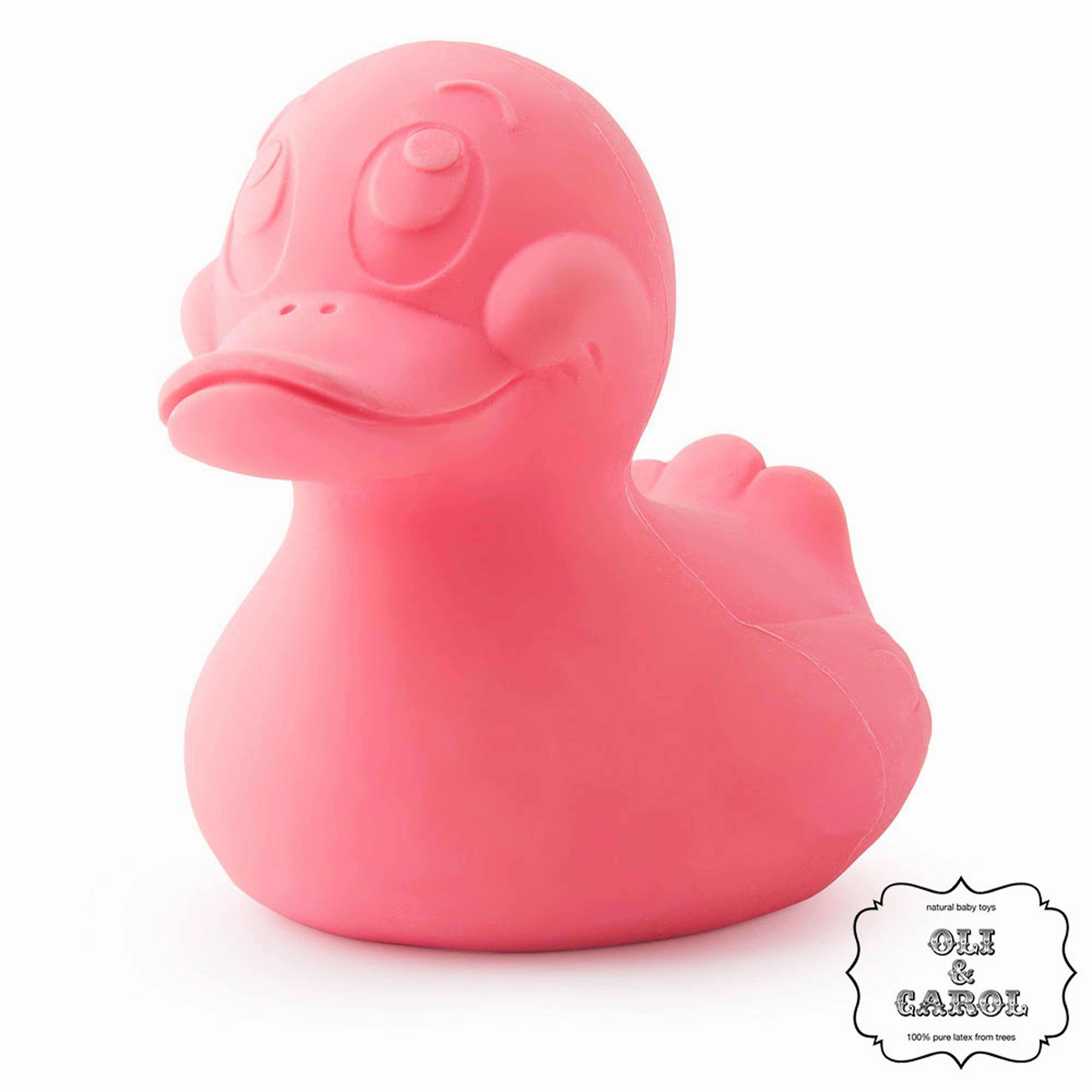 Oli & Carol Extra Large Monochrome Ducks Teether