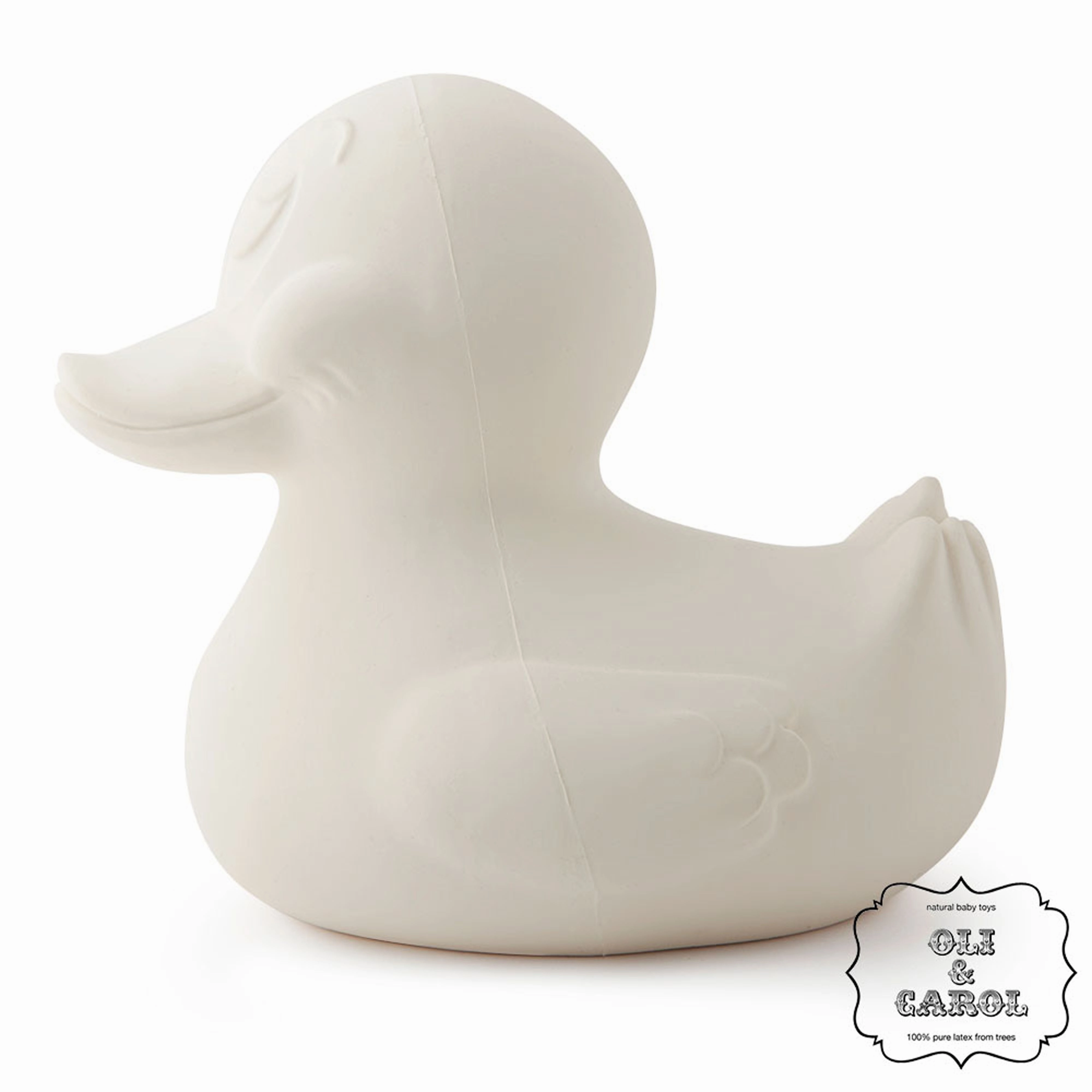 Oli & Carol Extra Large Monochrome Ducks Teether