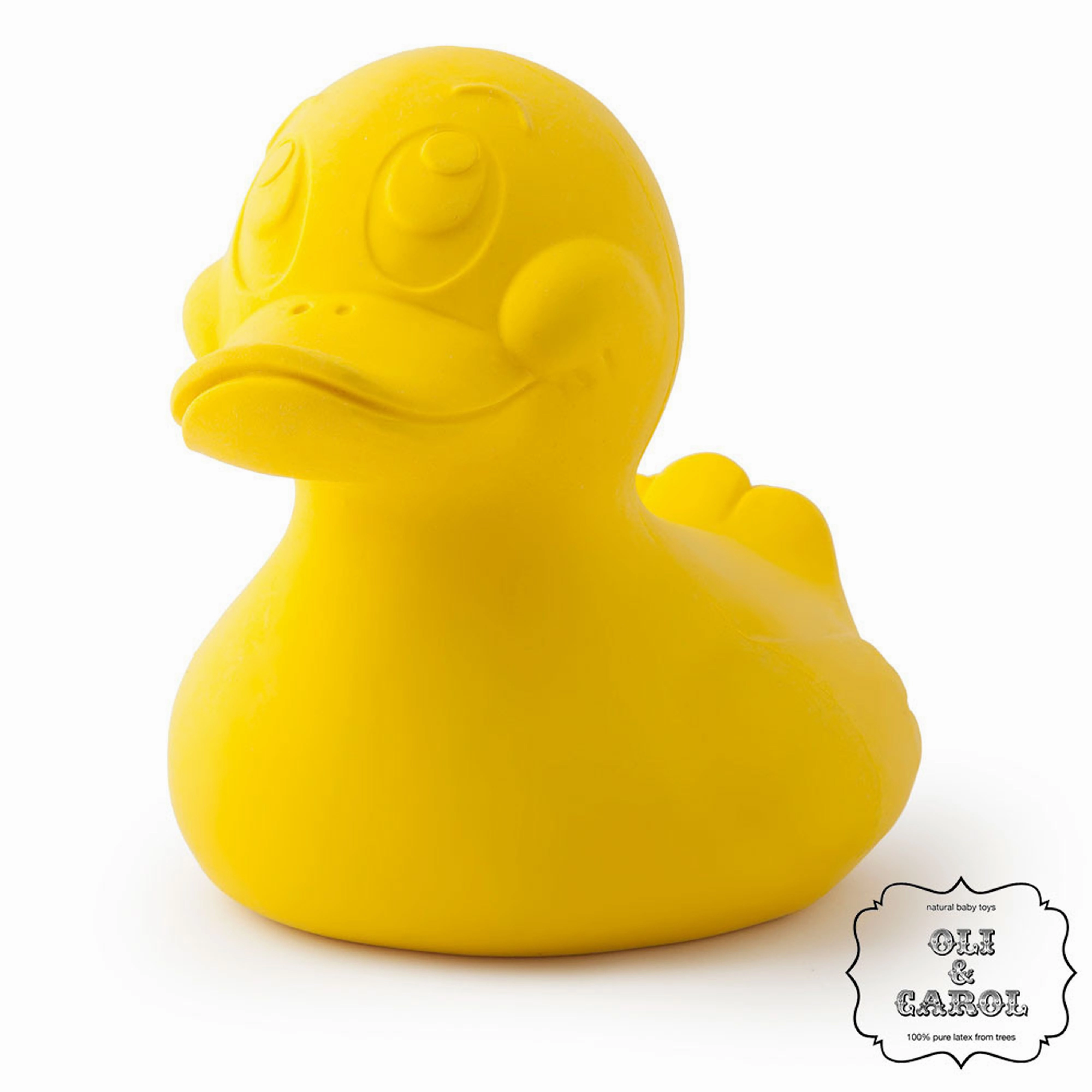 Oli & Carol Extra Large Monochrome Ducks Teether