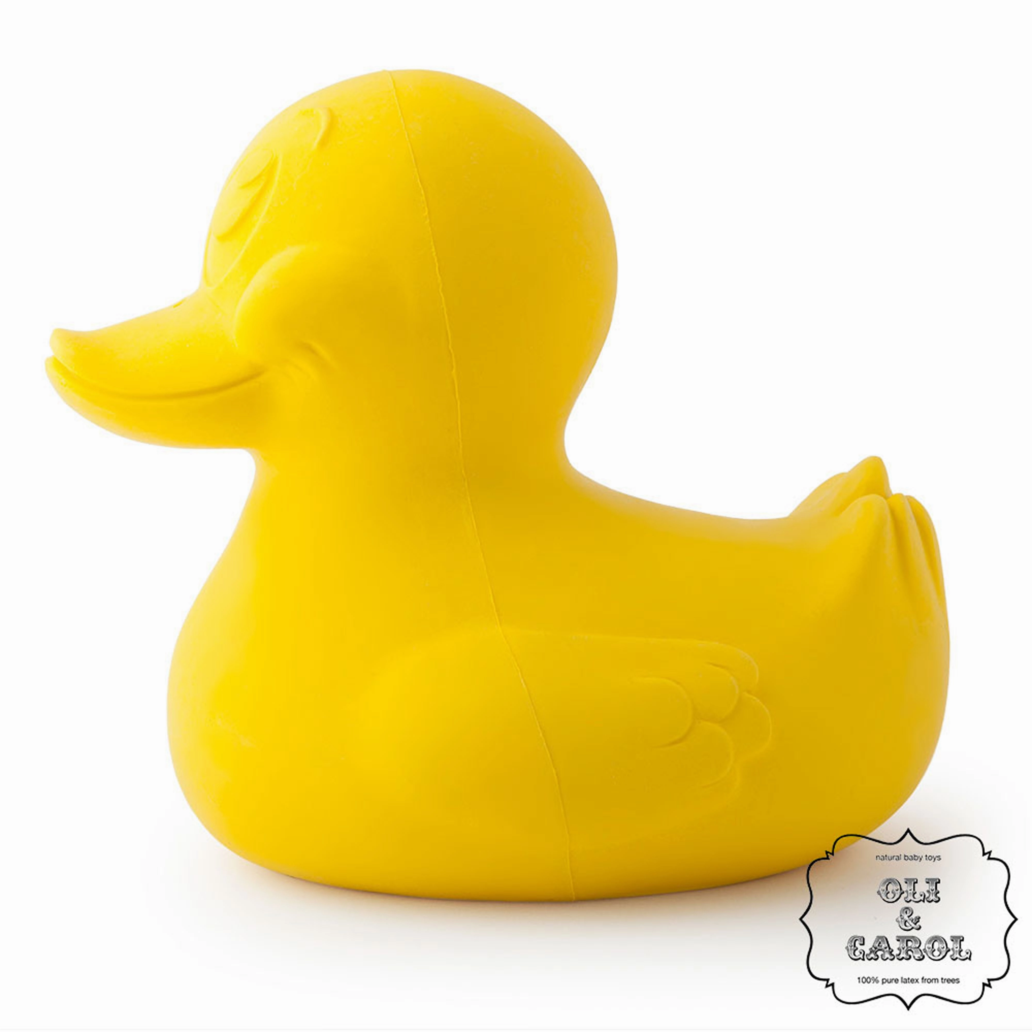Oli & Carol Extra Large Monochrome Ducks Teether