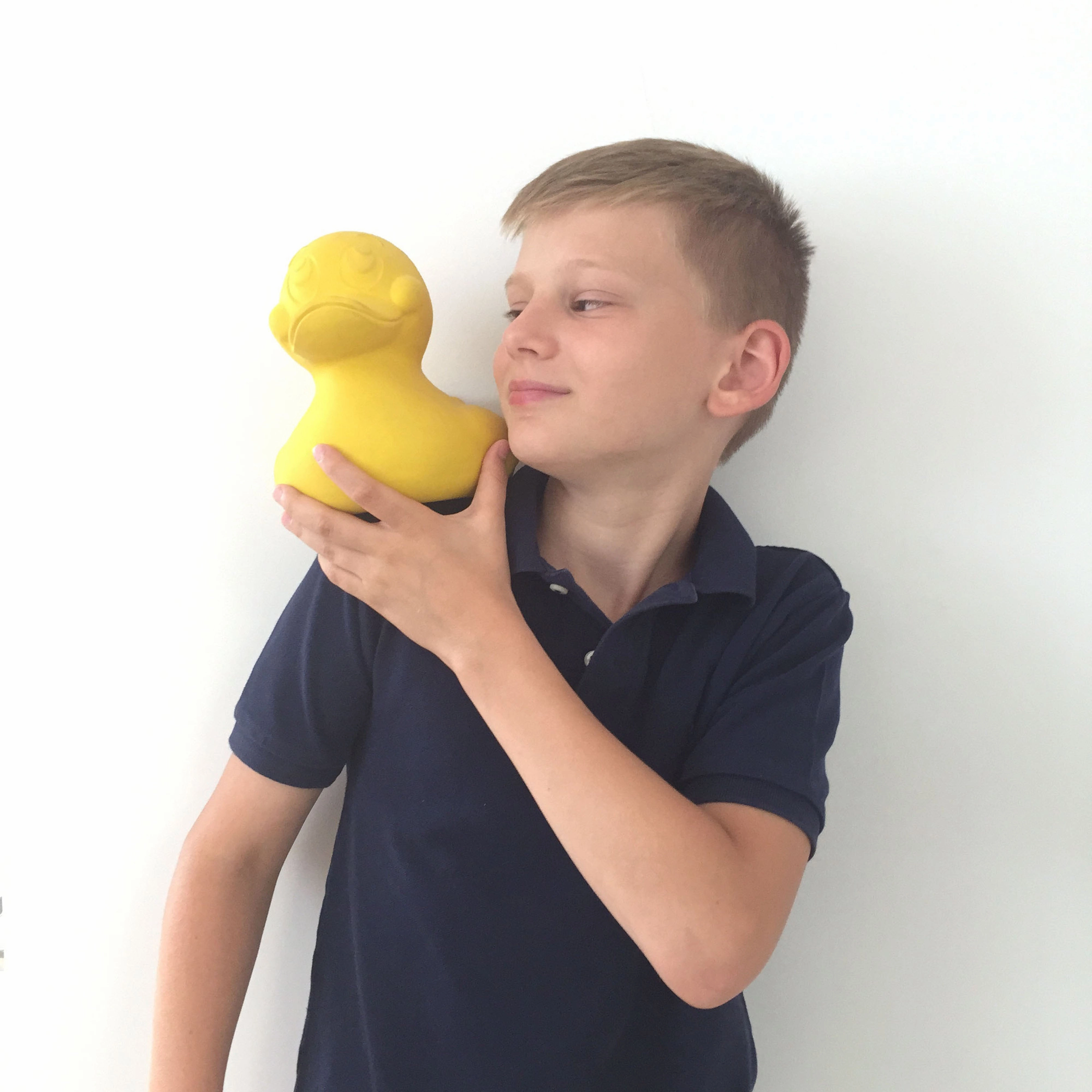 Oli & Carol Extra Large Monochrome Ducks Teether