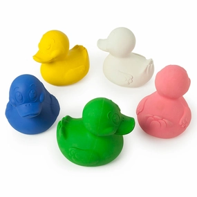 Oli & Carol Extra Large Monochrome Ducks Teether