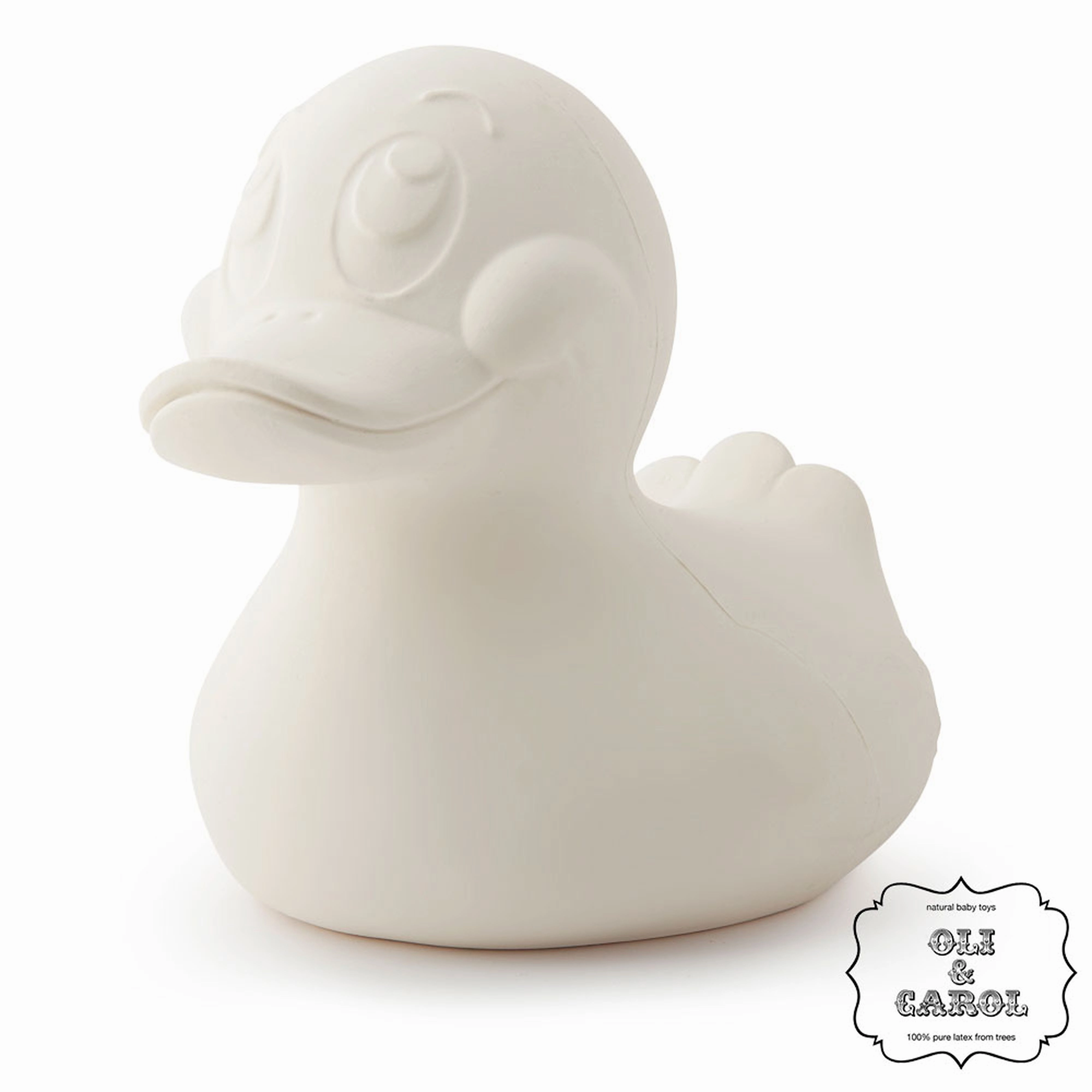 Oli & Carol Extra Large Monochrome Ducks Teether