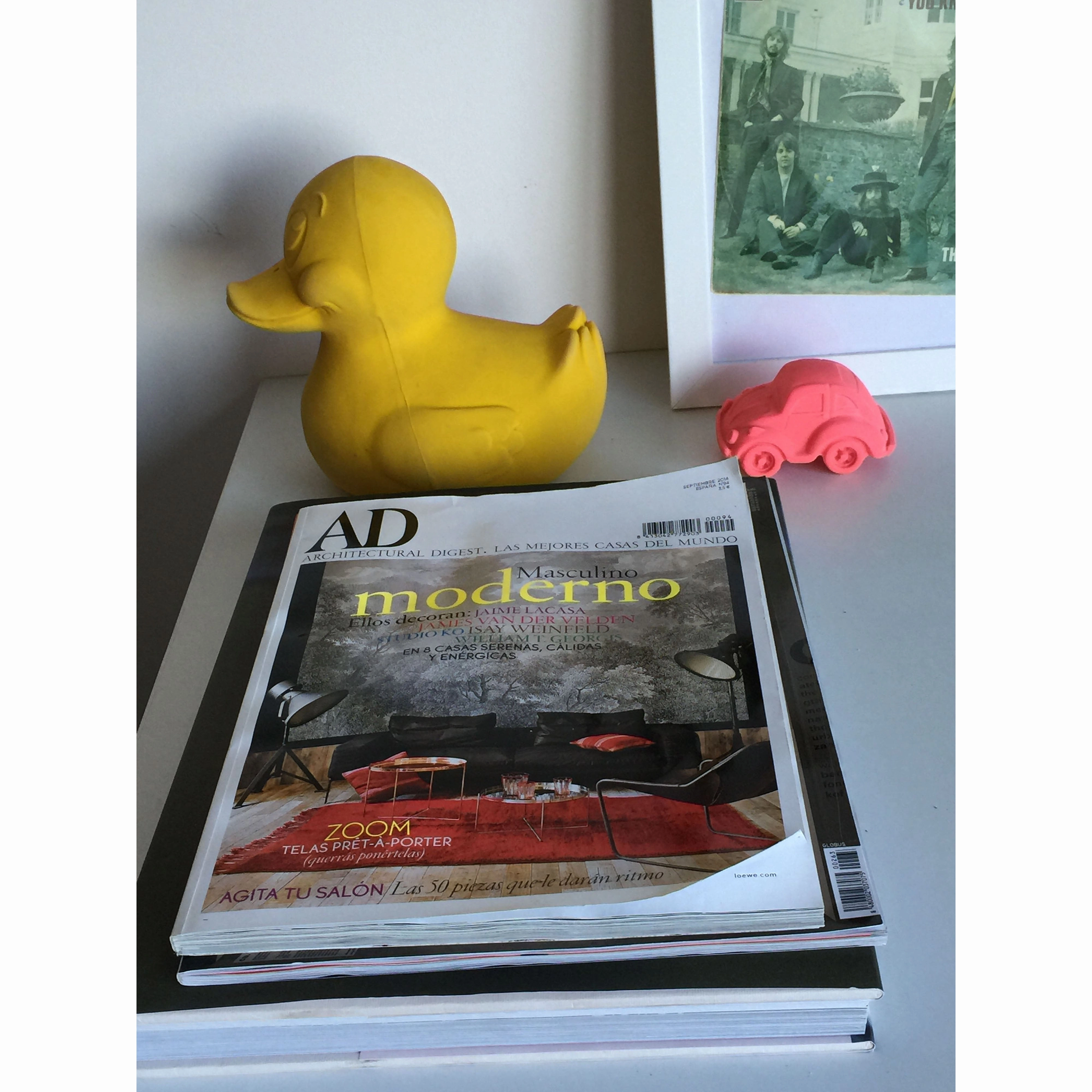 Oli & Carol Extra Large Monochrome Ducks Teether