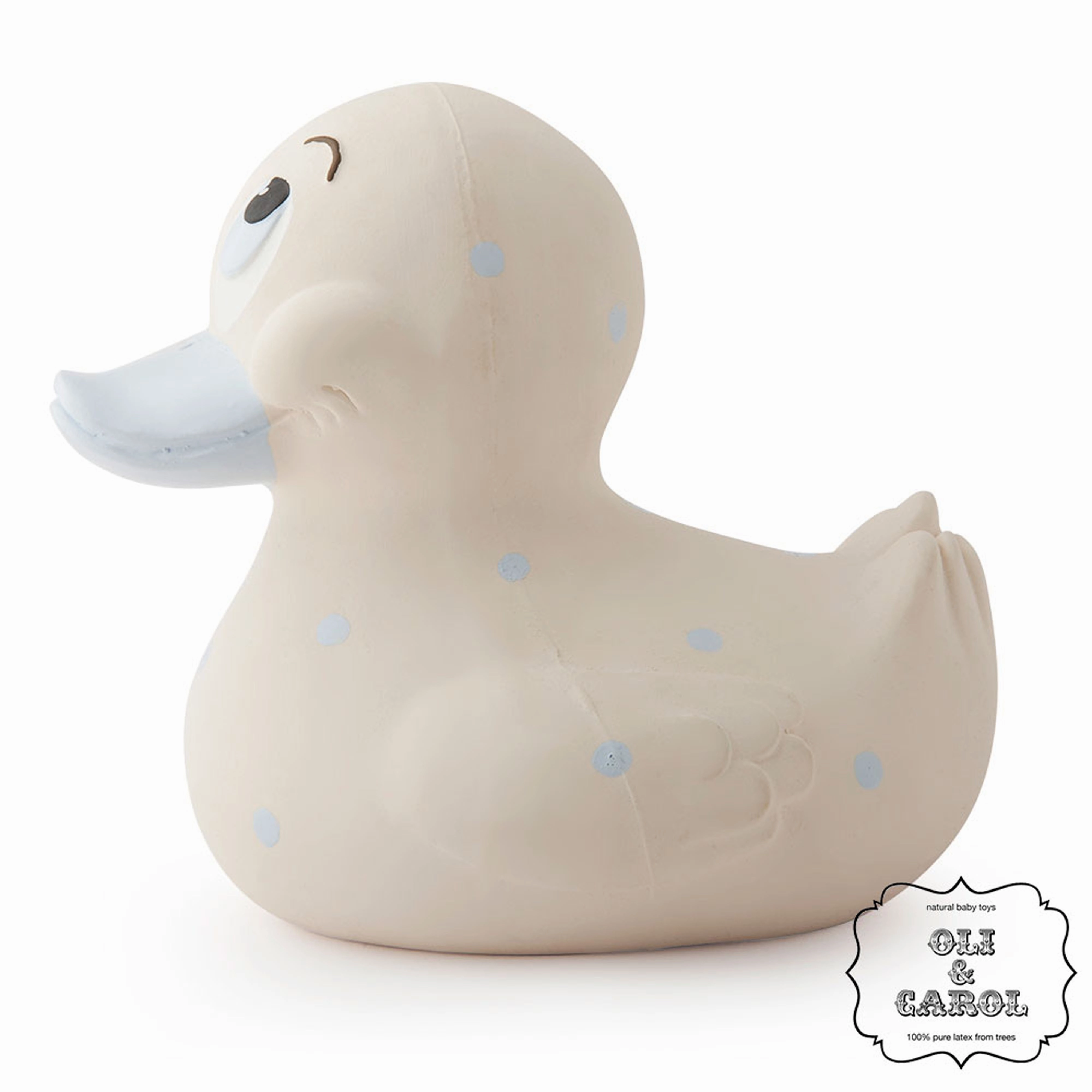 Oli & Carol Extra Large Spotty Ducks Teether