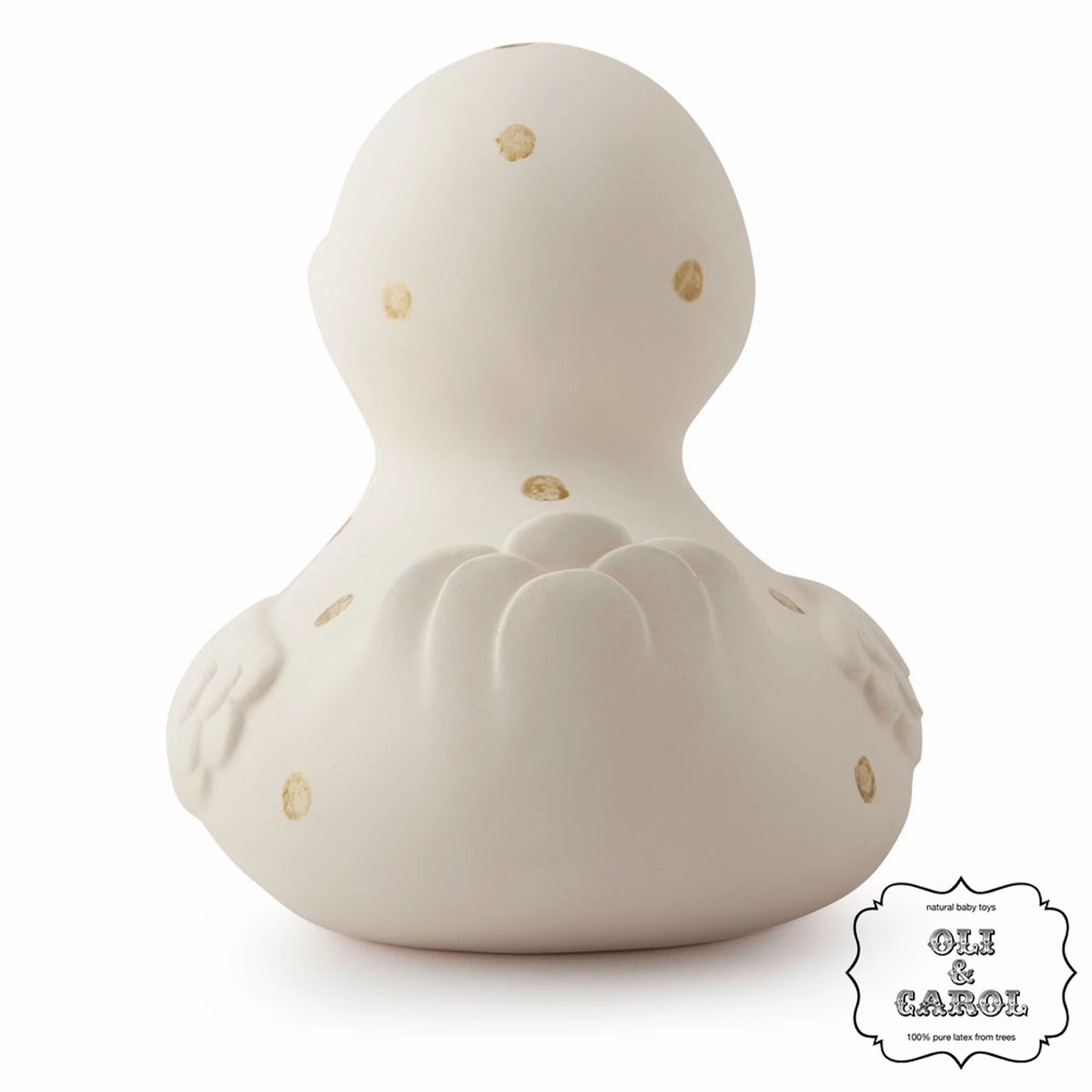 Oli & Carol Extra Large Spotty Ducks Teether