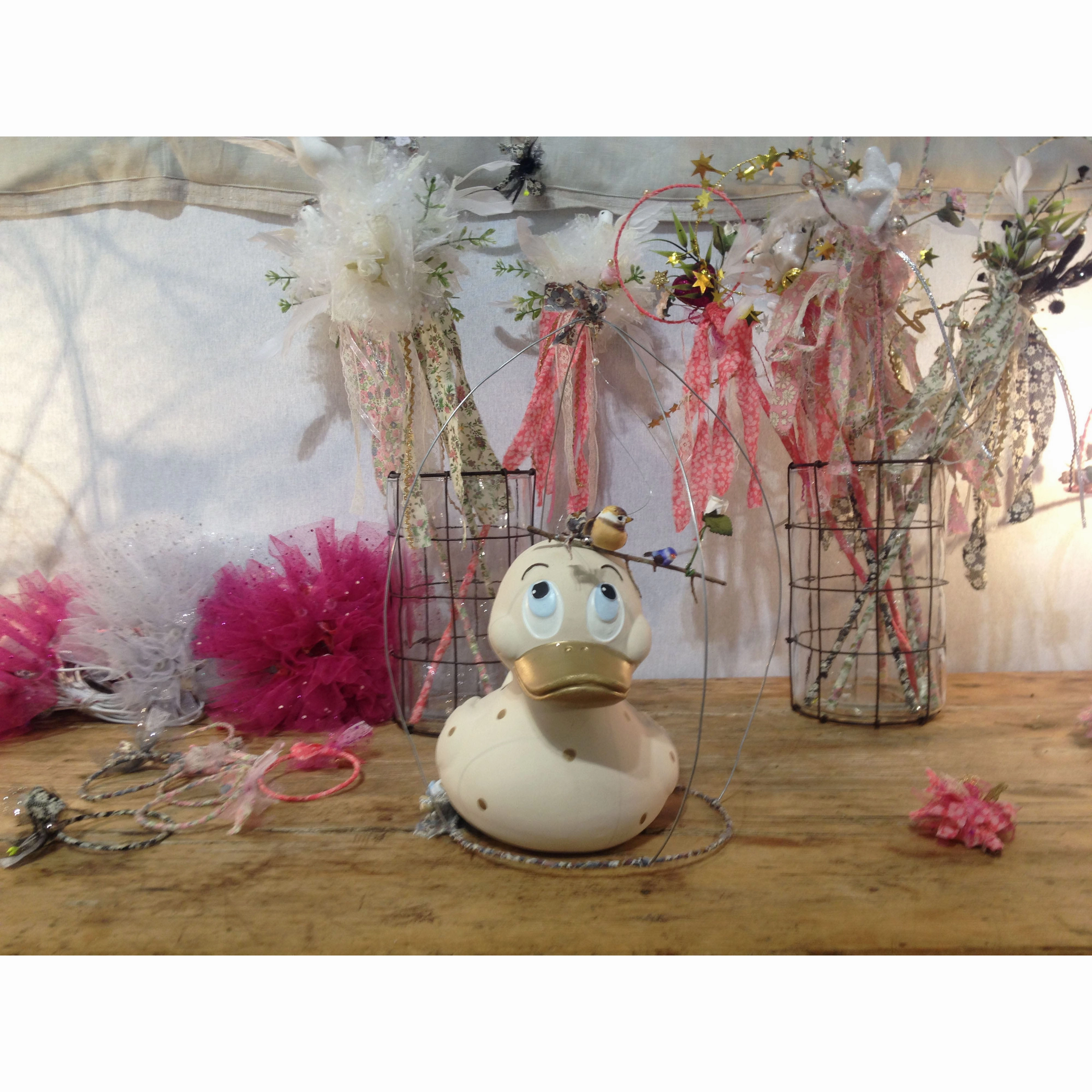 Oli & Carol Extra Large Spotty Ducks Teether