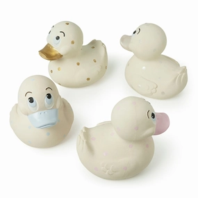 Oli & Carol Extra Large Spotty Ducks Teether