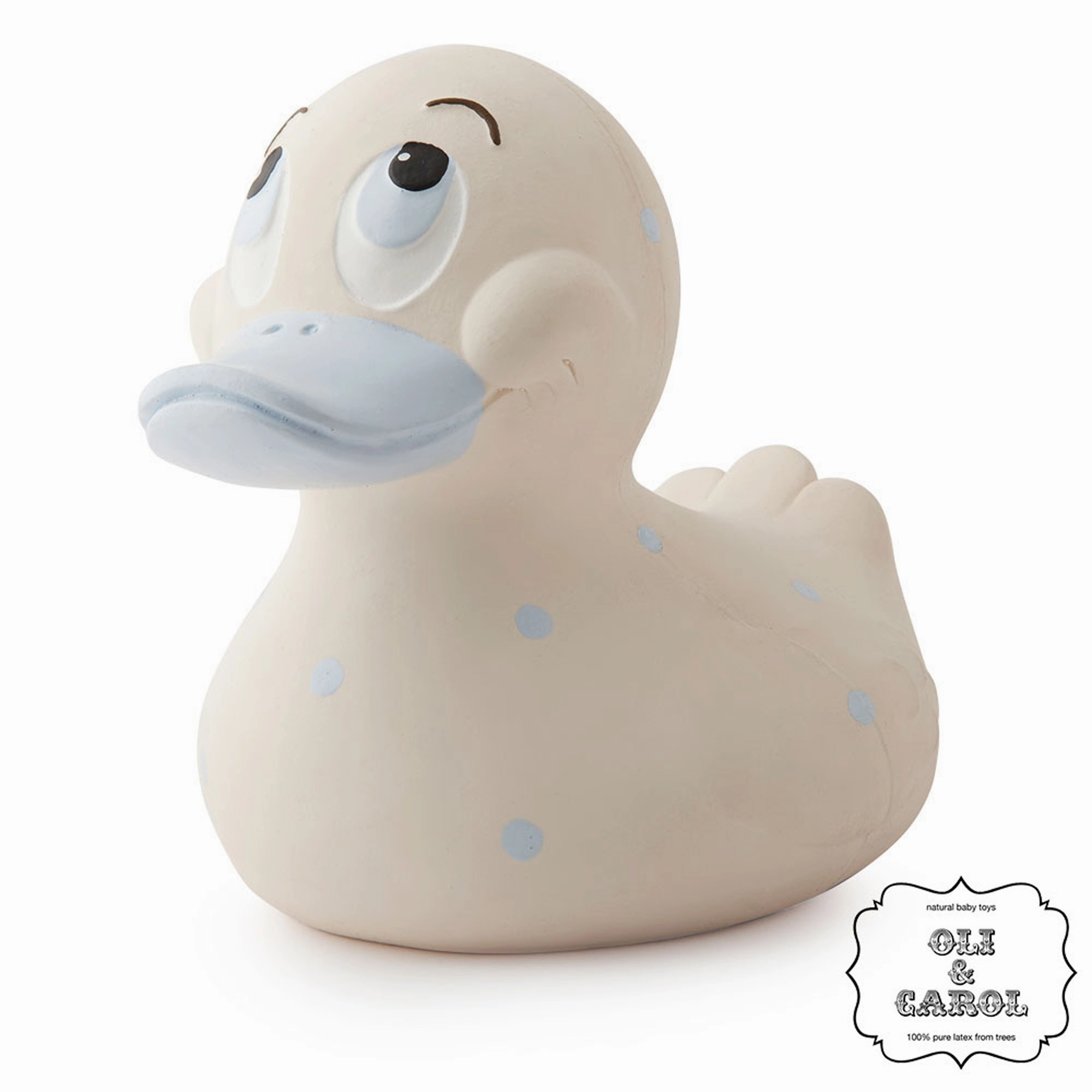 Oli & Carol Extra Large Spotty Ducks Teether