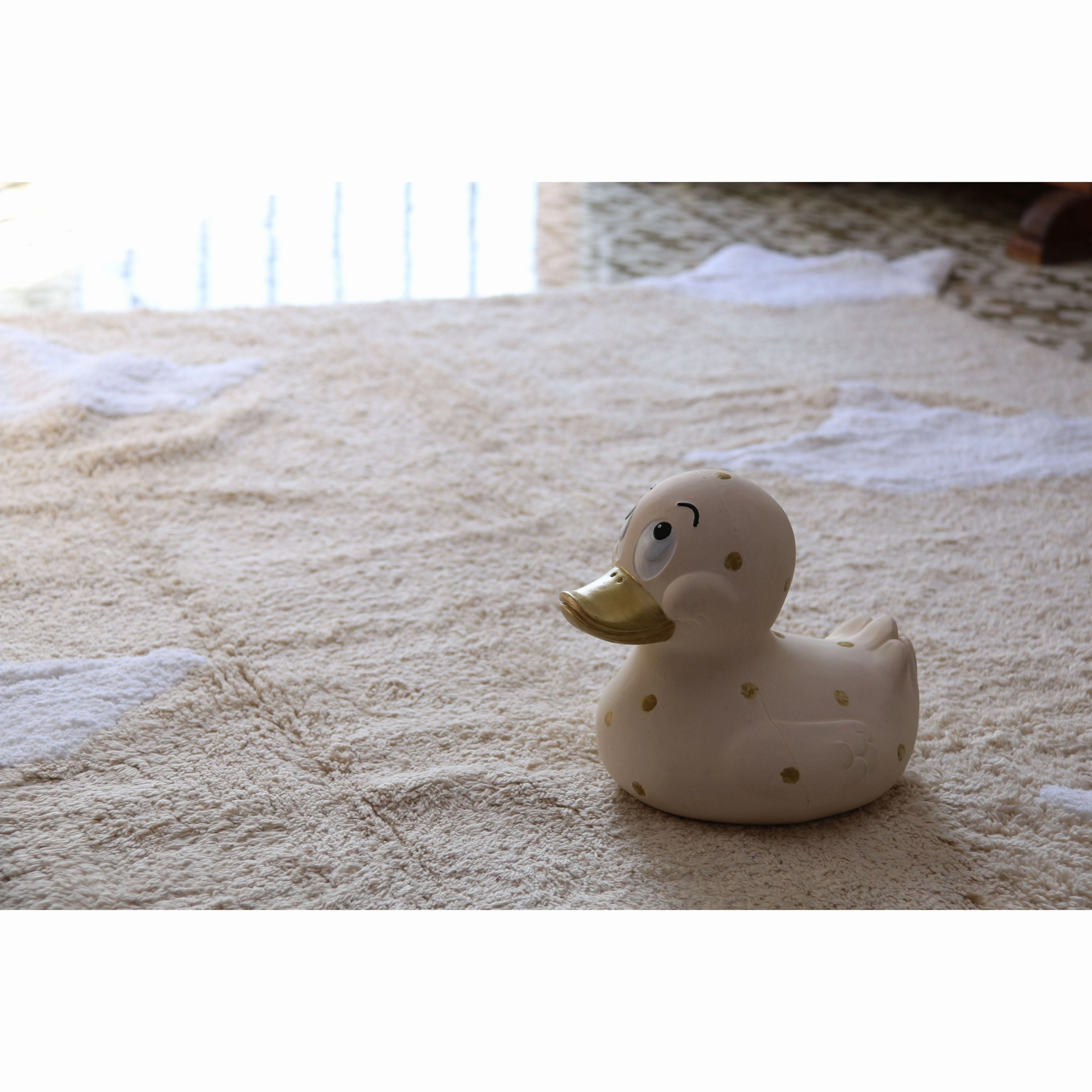 Oli & Carol Extra Large Spotty Ducks Teether